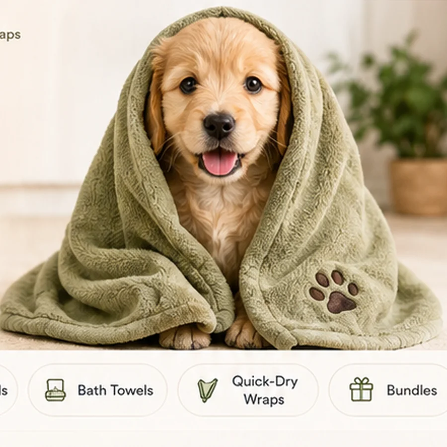 Puppy Quick-Dry Towel